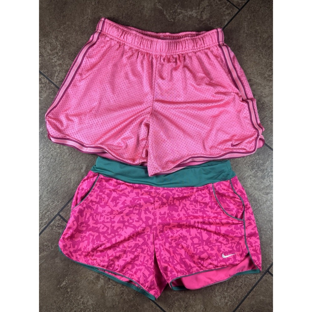 Nike Dri-Fit Women's Running Shorts Lot of 2 Size Large Athletic